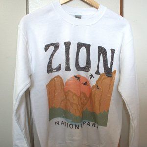 White Zion National Park Unisex Sweatshirt